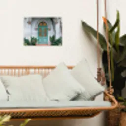 Deur - Patronen - Planten tuinposter los doek klein -sfeer7