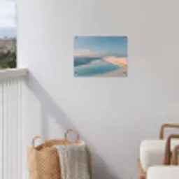Duinen - Waterplas - Oneindige rust tuinposter los doek klein -sfeer8