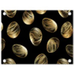 Eieren - Goud - Patroon tuinposter los doek klein -3d
