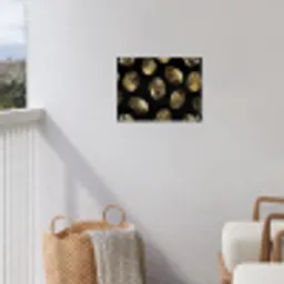 Eieren - Goud - Patroon tuinposter los doek klein -sfeer8