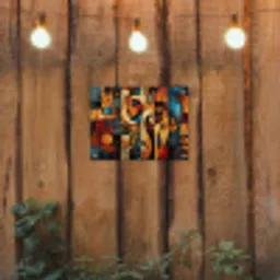 Figuren - Abstract - Symbolen tuinposter los doek klein -sfeer1
