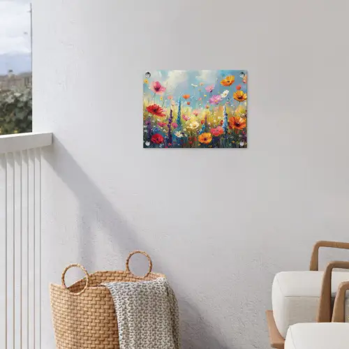 Bloemen - Natuur - Botanisch - Kunst tuinposter los doek klein -sfeer8