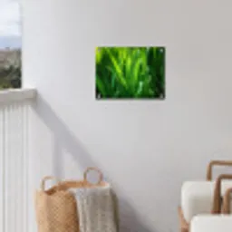 Grassprieten - Lichtinval - Groen tuinposter los doek klein -sfeer8