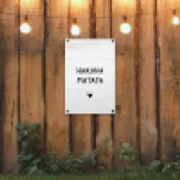 Hakuna matata - Quotes - Spreuken tuinposter los doek klein -sfeer1