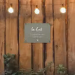 Geluk is genieten van wat er is - Quotes - Geluk definitie - Tekst - Woordenboek tuinposter los doek klein -sfeer1