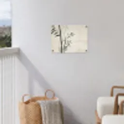 Japandi - Bamboe - Beige tuinposter los doek klein -sfeer8