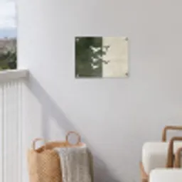 Japandi - Vogel - Groen tuinposter los doek klein -sfeer8