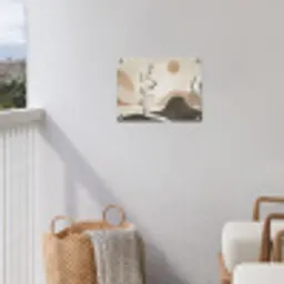 Japandi - Landschap - Beige tuinposter los doek klein -sfeer8