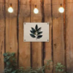 Laurierbladeren - Bloemknoppen - subtiel tuinposter los doek klein -sfeer1