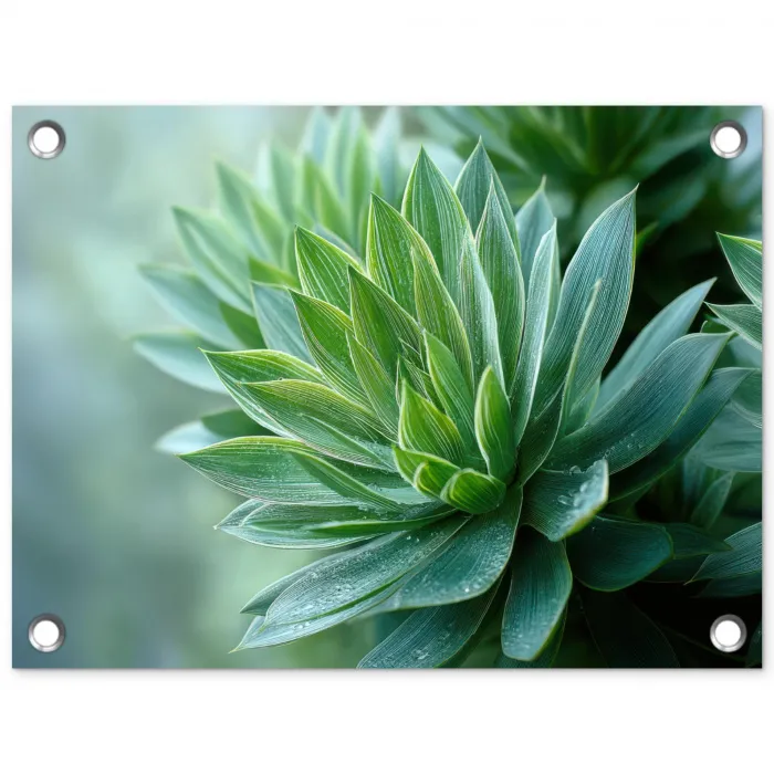 Blad - Plant - Groen - Textuur tuinposter los doek klein -3d