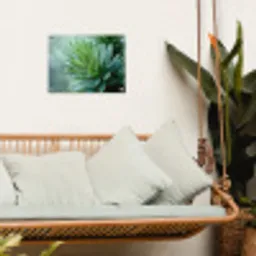 Blad - Plant - Groen - Textuur tuinposter los doek klein -sfeer7