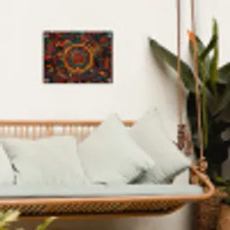 Mandala - Cirkels - Patronen tuinposter los doek klein -sfeer7