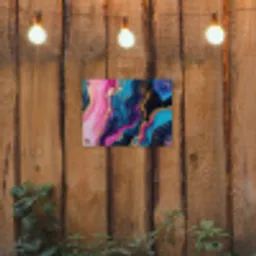 Marmer - Modern - Goud tuinposter los doek klein -sfeer1