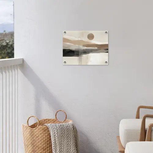 Minimalistisch - Landschap - Dimensie tuinposter los doek klein -sfeer8