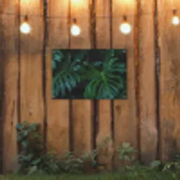 Monstera - Jungle - Bladeren tuinposter los doek klein -sfeer1