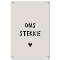 onsstekkie-beige tuinposter los doek klein -3d