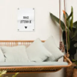 Ons stekkie - Spreuken - Quotes tuinposter los doek klein -sfeer7