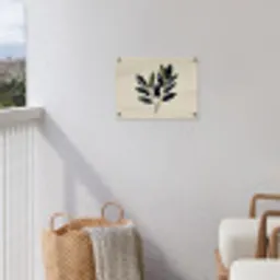 Ovaal - Olijfgroen - Simpel tuinposter los doek klein -sfeer8