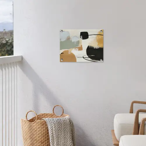 Paint - Abstract - Kleuren tuinposter los doek klein -sfeer8