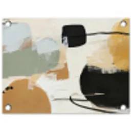Paint - Abstract - Kleuren tuinposter los doek klein -3d