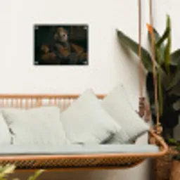 Panda - Hoed - Bril - Pak tuinposter los doek klein -sfeer7
