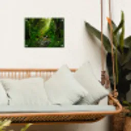 Pad door het Regenwoud tuinposter los doek klein -sfeer7