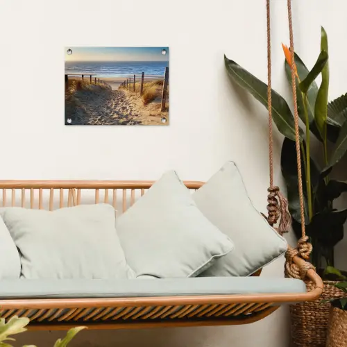 Pad naar de Zee tuinposter los doek klein -sfeer7
