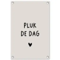plukdedag-beige tuinposter los doek klein -3d