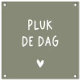 plukdedag-groen tuinposter los doek klein -3d