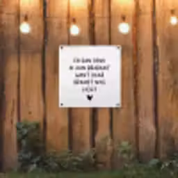 Spreuken - En dan denk ik aan Brabant - Quotes - Guus Meeuwis tuinposter los doek klein -sfeer1