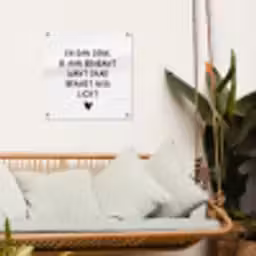 Spreuken - En dan denk ik aan Brabant - Quotes - Guus Meeuwis tuinposter los doek klein -sfeer7