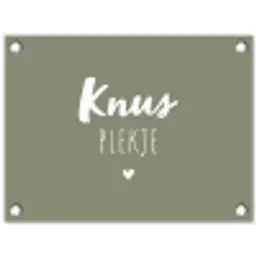 Spreuken - Knus plekje - Tekst - Zomer tuinposter los doek klein -3d