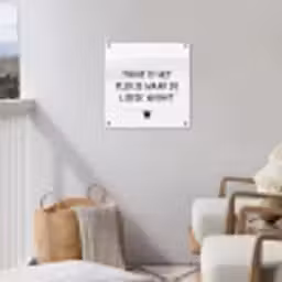 Spreuken - Thuis is het plekje waar de liefde woont - Quotes tuinposter los doek klein -sfeer8