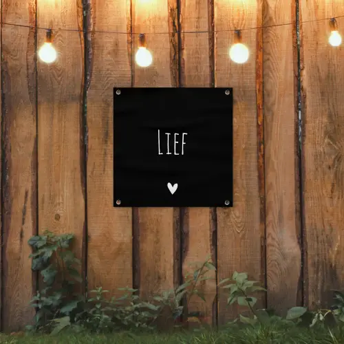 Spreuken - Lief - Quotes tuinposter los doek klein -sfeer1