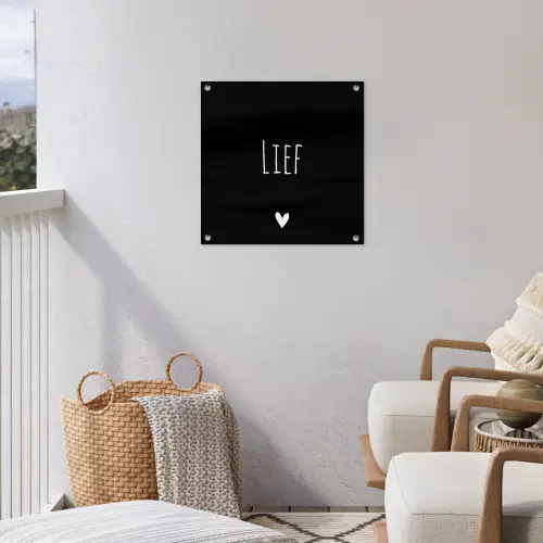 Spreuken - Lief - Quotes tuinposter los doek klein -sfeer8