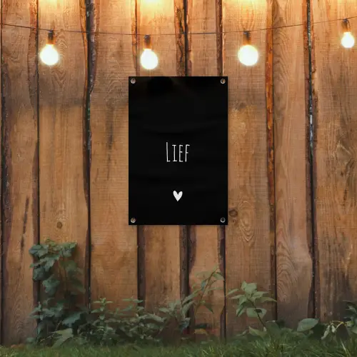 Spreuken - Lief - Quotes tuinposter los doek klein -sfeer1