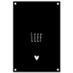 Spreuken - Lief - Quotes tuinposter los doek klein -3d