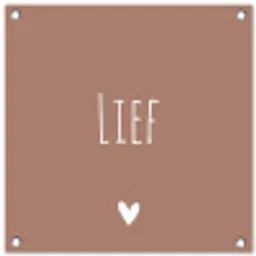 Spreuken - Lief - Quotes tuinposter los doek klein -3d
