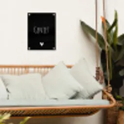 Spreuken - Quotes - Geniet tuinposter los doek klein -sfeer7