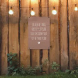 Spreuken - Quotes - Ik heb het nog nooit gedaan dus tuinposter los doek klein -sfeer1