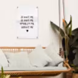 Spreuken - Quotes - Je kust je je sust me - Maaike Ouboter tuinposter los doek klein -sfeer7
