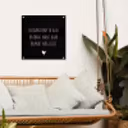 Quotes - En dan denk ik aan Brabant - Spreuken - Guus Meeuwis tuinposter los doek klein -sfeer7