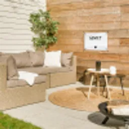 Quotes - Geniet - Spreuken tuinposter los doek klein -sfeer4