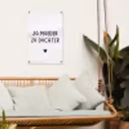 Quotes - Zo moeder zo dochter - Mama - Dochter - Spreuken tuinposter los doek klein -sfeer7