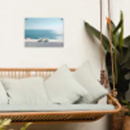 Zee - Koffiekopjes - Zomers tuinposter los doek klein -sfeer7