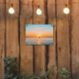 Zee - Zeilboot - Zonsondergang tuinposter los doek klein -sfeer1