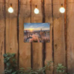 Zonsondergang Achter de Duinen tuinposter los doek klein -sfeer1