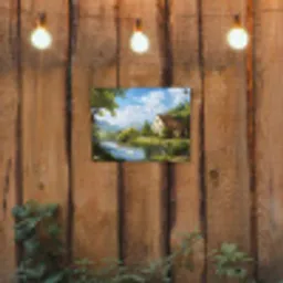 Zwaan - Bomen - Rust tuinposter los doek klein -sfeer1