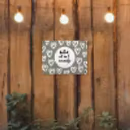 Tekst - geluk zit in 't zonnetje - Quotes - Geluk - Zon tuinposter los doek klein -sfeer1