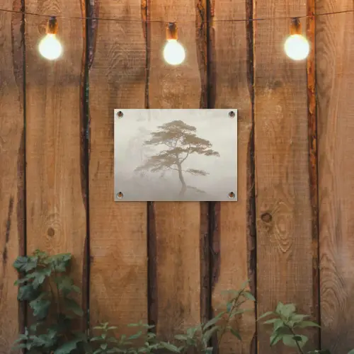 Boom - Oosterse stijl - Landschap tuinposter los doek klein -sfeer1